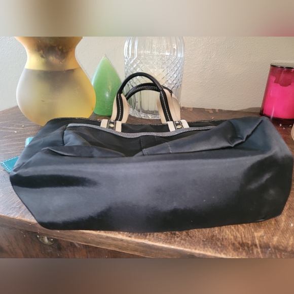 COACH Hampton Black Satin Mini Tote (No. AG5M-126) - Picture 7 of 7